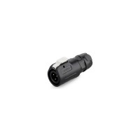 CNLINKO LP-12-C03PE-02-001 LP-12 Series 3-Pin Male Waterproof Circular Cable Connector Plug, IP67, 125V 5A, Solder Type