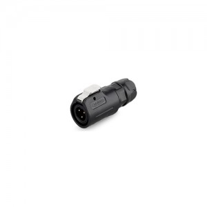 CNLINKO LP-12-C03PE-02-001 LP-12 Series 3-Pin Male Waterproof Circular Cable Connector Plug, IP67, 125V 5A, Solder Type
