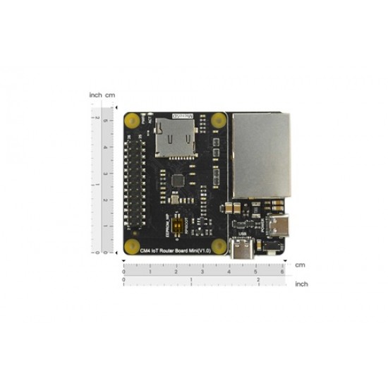 DF ROBOT Raspberry Pi Compute Module 4 IoT Router Carrier Board Mini (MPN: DFR0767) DF ROBOT Raspberry Pi Compute Module 4 IoT Router Carrier Board Mini (MPN: DFR0767)