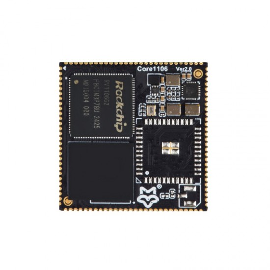 Luckfox Core1106 Core Board Based On Rockchip RV1106 Chip, 128MB RAM & 8GB eMMC, Integrates ARM Cortex-A7/RISC-V MCU/NPU/ISP Processors - Non Wireless