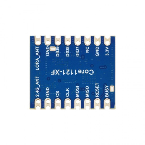 Core1121-HF 868MHz / 2.4GHz Dual-Band LoRa Module, Based LR1121 Transceiver, Suitable For Sub-GHz And 2.4GHz Frequency Bands - Unsolder Version Core1121-HF 868MHz / 2.4GHz Dual-Band LoRa Module, Based LR1121 Transceiver, Suitable For Sub-GHz And 2.4GHz Frequency Bands - Unsolder Version