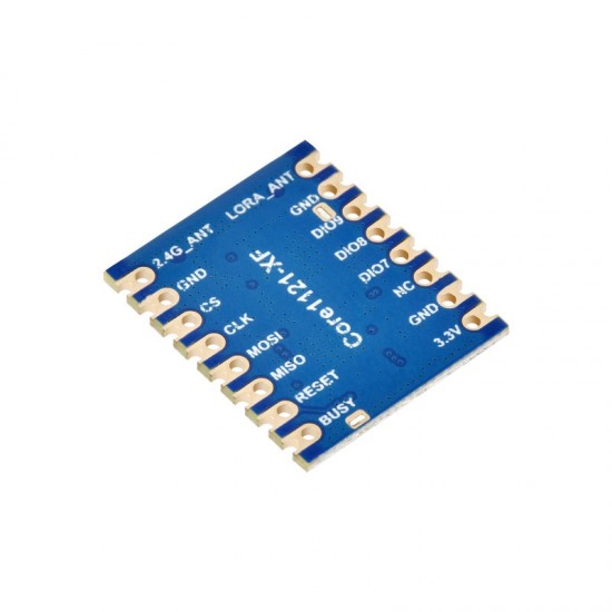 Core1121-HF 868MHz / 2.4GHz Dual-Band LoRa Module, Based LR1121 Transceiver, Suitable For Sub-GHz And 2.4GHz Frequency Bands - Unsolder Version Core1121-HF 868MHz / 2.4GHz Dual-Band LoRa Module, Based LR1121 Transceiver, Suitable For Sub-GHz And 2.4GHz Frequency Bands - Unsolder Version