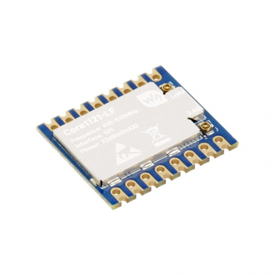 Core1121-LF 433MHz / 2.4GHz Dual-Band LoRa Module, Based LR1121 Transceiver, Suitable For Sub-GHz And 2.4GHz Frequency Bands - Unsolder Version Core1121-LF 433MHz / 2.4GHz Dual-Band LoRa Module, Based LR1121 Transceiver, Suitable For Sub-GHz And 2.4GHz Frequency Bands - Unsolder Version