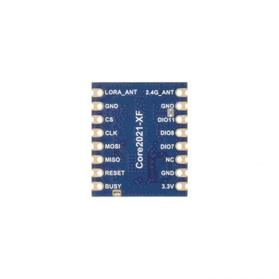 Waveshare Core2021-HF Dual-Band LoRa Module, Based on LR2021 Transceiver, Supports 850 ~ 930MHz, 2.4GHz And 1.5~2.5GHz Frequency Bands, Low-power And Multi-protocol IoT LoRaWAN Module (Unsolder Version)