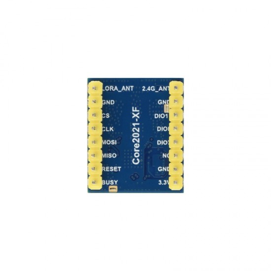 Waveshare Core2021-HF Dual-Band LoRa Module, Based on LR2021 Transceiver, Supports 850 ~ 930MHz, 2.4GHz And 1.5~2.5GHz Frequency Bands, Low-power And Multi-protocol IoT LoRaWAN Module (Solder Version)