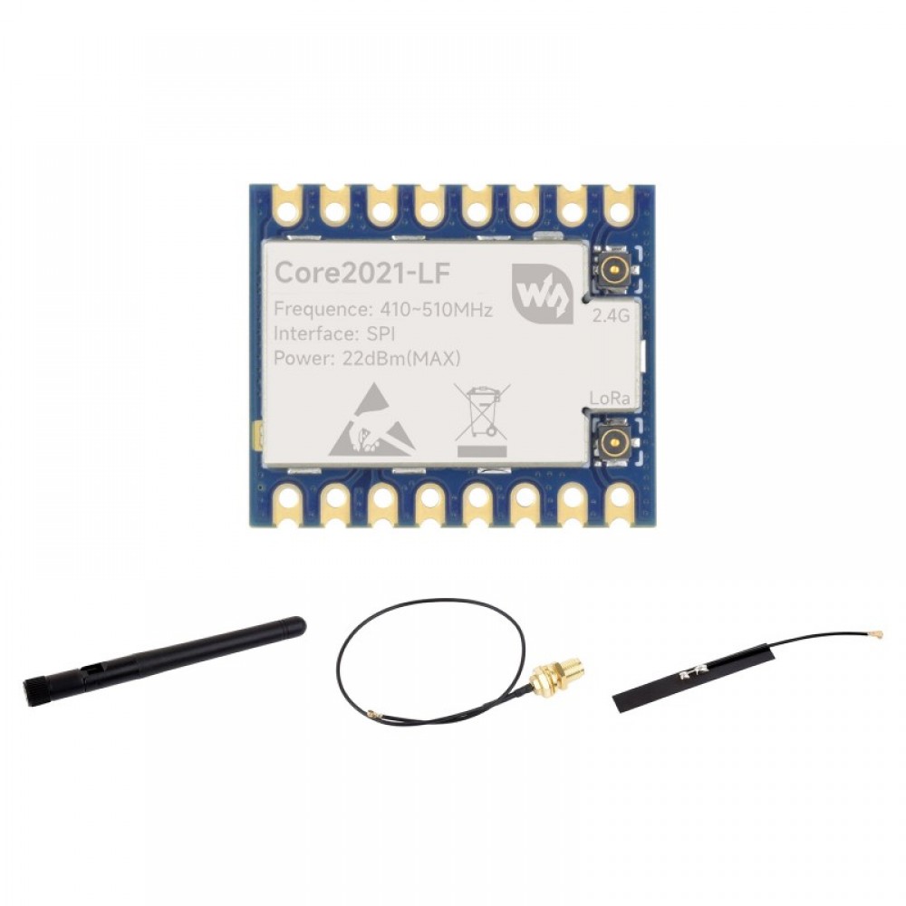 Buy Waveshare Core2021-LF Dual-Band LoRa Module, Based on LR2021 ...