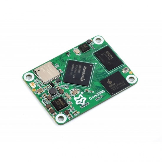Core3566 Module, Rockchip RK3566 Quad-core Processor, Compatible With Raspberry Pi CM4, 2GB RAM, 32GB eMMC, No Wireless - Core3566002032