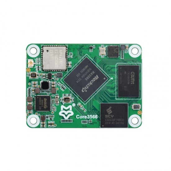 Core3566 Module, Rockchip RK3566 Quad-core Processor, Compatible With Raspberry Pi CM4, 2GB RAM, 32GB eMMC, No Wireless - Core3566002032
