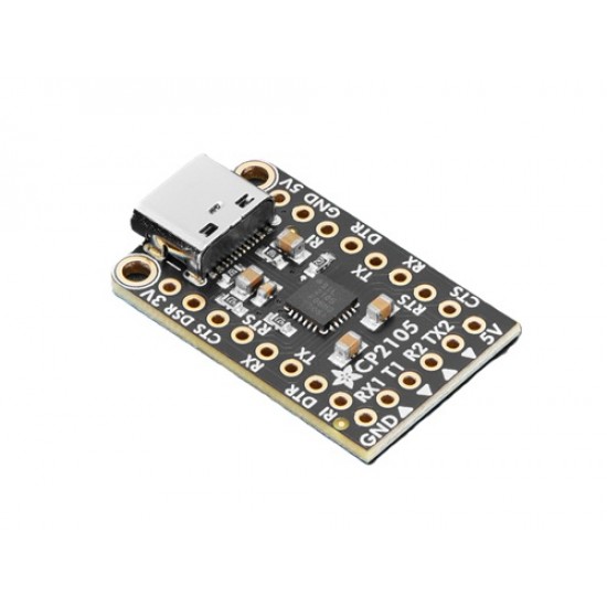Adafruit CP2105 Friend - USB to Dual UART Serial Converters (MPN:6065)