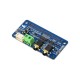 Waveshare DA7212 I2S Audio Board For Raspberry Pi, Stereo Encoding/Decoding, Onboard Dual Microphones, Compatible With Raspberry Pi Series Boards, with 8Ω 5W Speakers