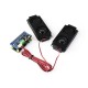 Waveshare DA7212 I2S Audio Board For Raspberry Pi, Stereo Encoding/Decoding, Onboard Dual Microphones, Compatible With Raspberry Pi Series Boards, with 8Ω 5W Speakers