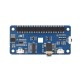 Waveshare DA7212 I2S Audio HAT Type B for Raspberry Pi, Stereo encoding/decoding, Onboard speaker headers and EEPROM chip, Supports rich audio processing functions, compatible with Raspberry Pi series boards