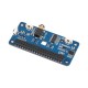 Waveshare DA7212 I2S Audio HAT Type B for Raspberry Pi, Stereo encoding/decoding, Onboard speaker headers and EEPROM chip, Supports rich audio processing functions, compatible with Raspberry Pi series boards