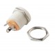 DC-022 5.5mm x 2.1mm Panel Mount Type DC Jack Connector - White Color DC-022 5.5mm x 2.1mm Panel Mount Type DC Jack Connector - White Color