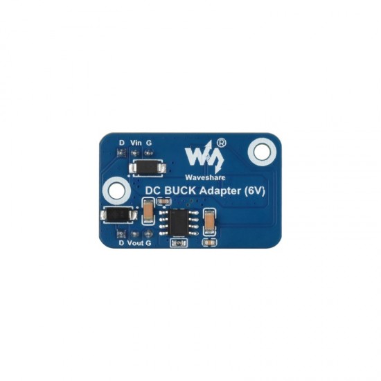 Waveshare Serial Bus Servo DC Buck Adapter, Mini Module, Design for Serial Bus Servos, Easy to Use - 6V Buck Regulator
