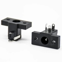 DC Power Jack - Female - 2.1 x 5.5 mm Flat Type -  Panel Mount