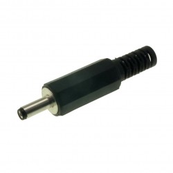 3.5x1.0mm DC Power Connector - DC Jack Male - Black 3.5x1.0mm DC Power Connector - DC Jack Male - Black