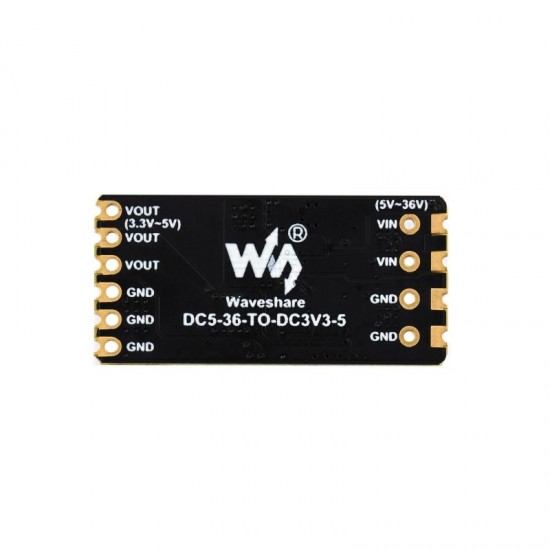 DC-DC Buck Mini Module, Compact Size And Easy To Integrate, Configurable 3.3V Or 5V buck voltage regulation output, Immersion Gold Process