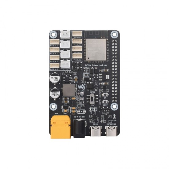 Direct Drive Servo Motor Driver Board, Integrates ESP32 and Control Circuit, 2.4G WiFi Support, Suitable for DDSM Series Hub Motors, ESP Now Support