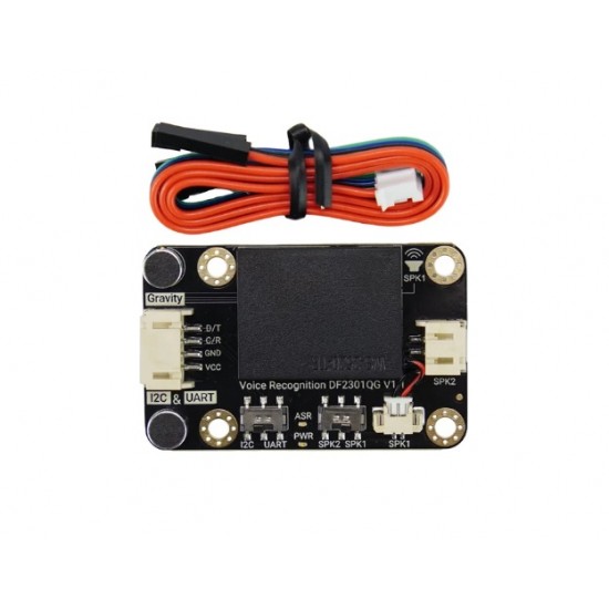 DF ROBOT Gravity: Offline Voice Recognition Sensor (121 Built-in Commands + Custom Commands) (MPN:SEN0539-EN)