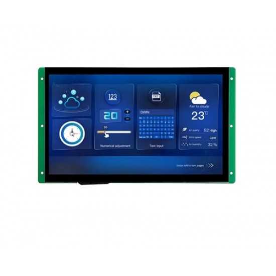 DWIN 10.1inch HMI LCD, Capacitive Touch, TN TFT 1024x600 250nits LCD Display, DMG10600Y101_01NC (Beauty Grade)