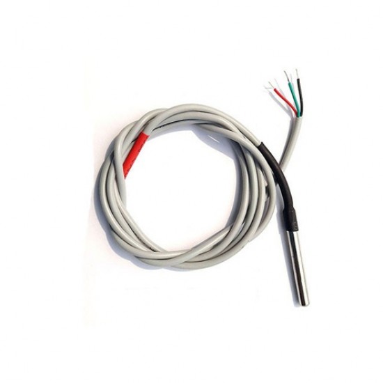 DS18B20 Digital Waterproof Temperature Sensor Probe 2M Cable DS18B20 Digital Waterproof Temperature Sensor Probe 2M Cable