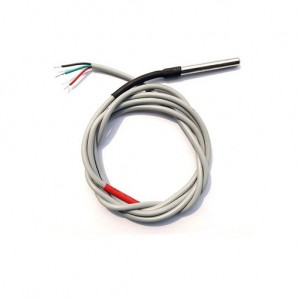 DS18B20 Waterproof Temperature Sensor Probe 1m Cable DS18B20 Waterproof Temperature Sensor Probe 1m Cable