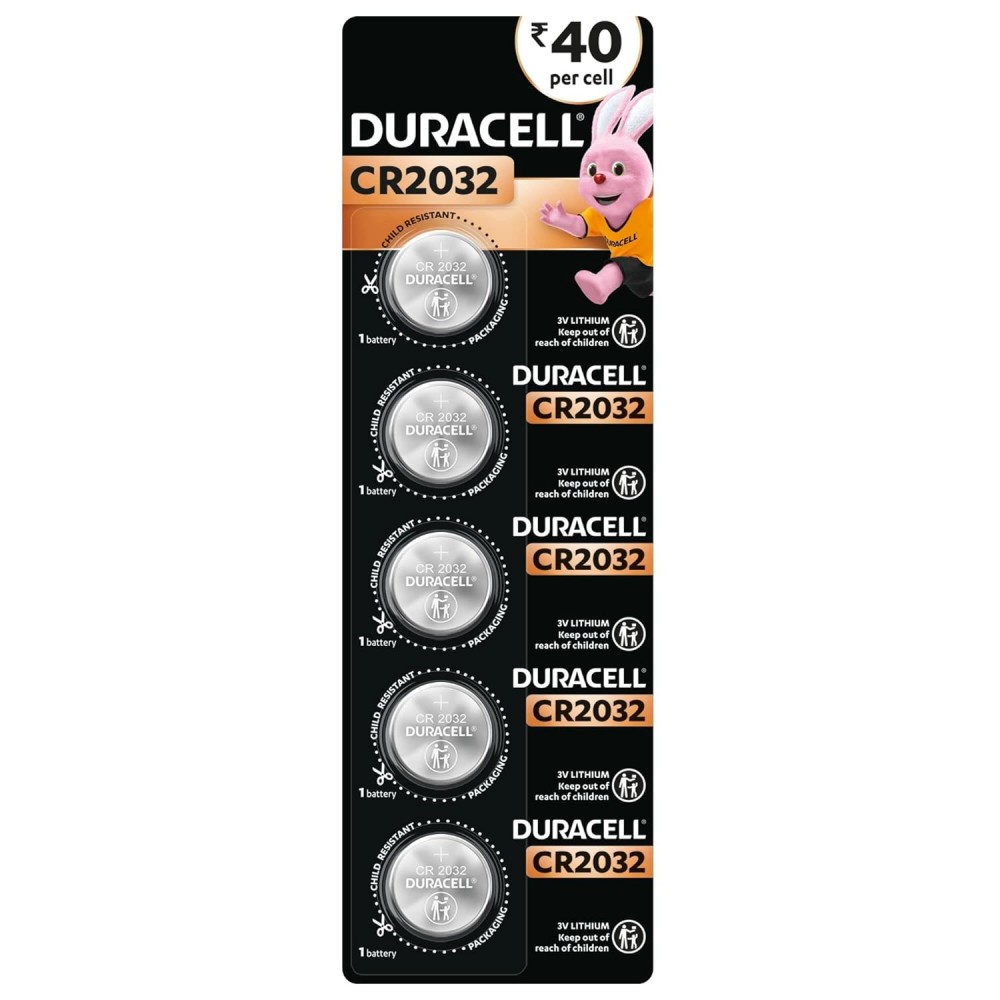 Buy Duracell CR2032 3V Lithium Coin Cell Battery Online In India At ...