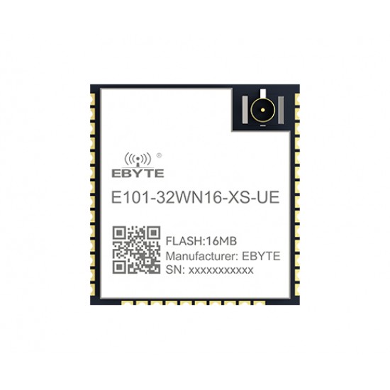 Ebyte E101-32WN16-XS-UE ESP32-D0WD-V3 2.4GHz Dual-mode Wi-Fi & Bluetooth Module - 400 Meter Communication Distance Ebyte E101-32WN16-XS-UE ESP32-D0WD-V3 2.4GHz Dual-mode Wi-Fi & Bluetooth Module - 400 Meter Communication Distance