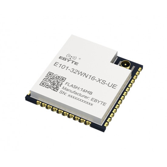 Ebyte E101-32WN16-XS-UE ESP32-D0WD-V3 2.4GHz Dual-mode Wi-Fi & Bluetooth Module - 400 Meter Communication Distance Ebyte E101-32WN16-XS-UE ESP32-D0WD-V3 2.4GHz Dual-mode Wi-Fi & Bluetooth Module - 400 Meter Communication Distance