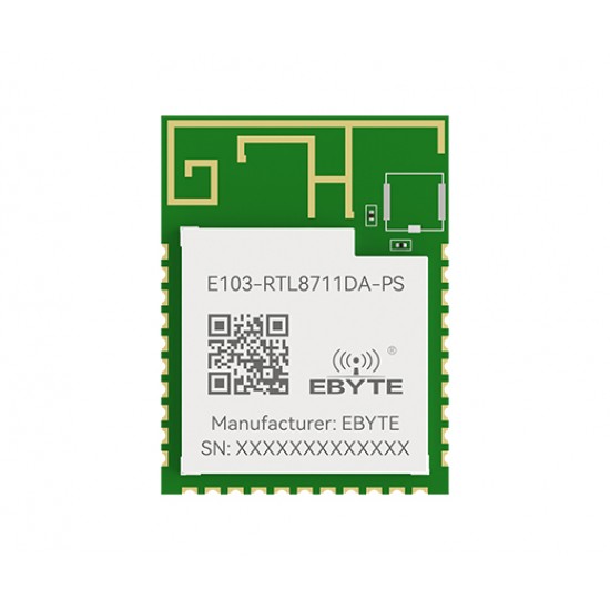 Ebyte E103-RTL8711DA-PS RTL8711DAF 2.4GHz & 5GHz Dual-Band Wi-Fi + BLE 5.0 Module