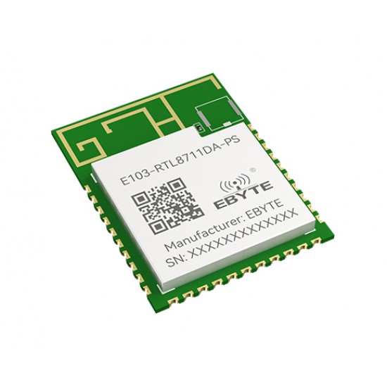 Ebyte E103-RTL8711DA-PS RTL8711DAF 2.4GHz & 5GHz Dual-Band Wi-Fi + BLE 5.0 Module
