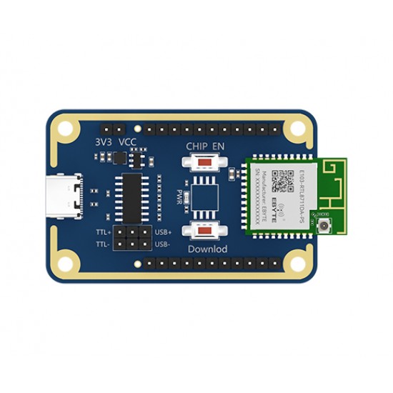 Ebyte E103-RTL8711DA-PS-TB Dual-Band Wi-Fi + BLE 5.0 Module Test & Development Board