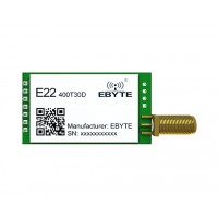EBYTE E22-400T30D 433MHz SX1268  30dBm LoRa Wireless Transceiver Module - UART Interface - 8km Communication Range