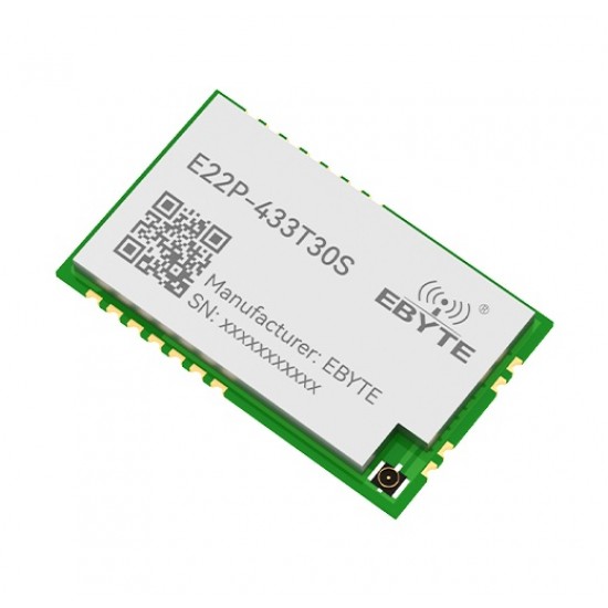 Ebyte E22P-433T30S 433MHz 30dBm LoRa Wireless Transceiver Module - 10KM Communication Range - IPEX-1 Antenna Interface