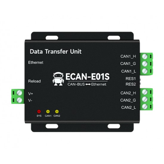 Ebyte ECAN-E01S CAN2.0 to Modbus TCP Ethernet Data Converter