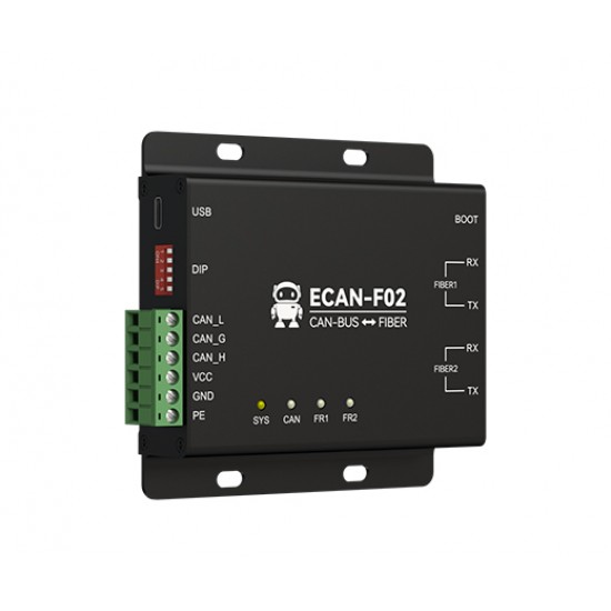 Ebyte ECAN-F02 Industrial Grade CAN to Fiber Optic Converter – 9–36V DC, Dual SC Fiber, Long Distance & High Reliability Ebyte ECAN-F02 Industrial Grade CAN to Fiber Optic Converter – 9–36V DC, Dual SC Fiber, Long Distance & High Reliability
