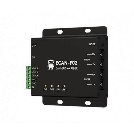 Ebyte ECAN-F02 Industrial Grade CAN to Fiber Optic Converter – 9–36V DC, Dual SC Fiber, Long Distance & High Reliability Ebyte ECAN-F02 Industrial Grade CAN to Fiber Optic Converter – 9–36V DC, Dual SC Fiber, Long Distance & High Reliability