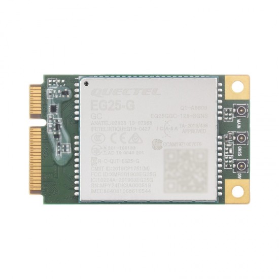 Quectel EG25-G Mini PCIe 4G LTE Cat 4 Module for M2M IOT Applications Quectel EG25-G Mini PCIe 4G LTE Cat 4 Module for M2M IOT Applications