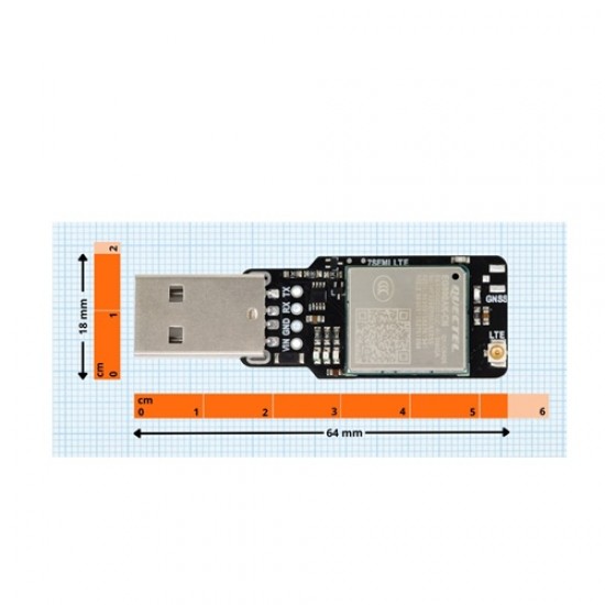 7Semi EG800AK-CN LTE Cat 1 USB Dongle (MPN: CM-10151) 7Semi EG800AK-CN LTE Cat 1 USB Dongle (MPN: CM-10151)