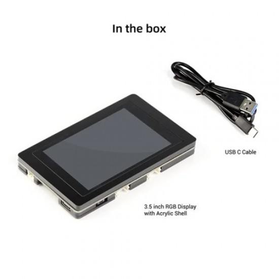 Elecrow CrowPanel ESP Terminal - ESP32 3.5inch 480x320 Parallel RGB Touch Display With Enclosure (MPN:DLC35010R) Elecrow CrowPanel ESP Terminal - ESP32 3.5inch 480x320 Parallel RGB Touch Display With Enclosure (MPN:DLC35010R)