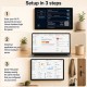 Elecrow 10.1Inch Smart Home Control Panel for Home Assistant,Ready-to-Use, Wall-Mounted Touchscreen-With 2MP Camera (MPN:DHE01101C)