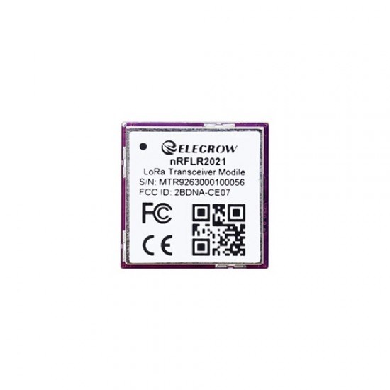 Elecrow nRFLR2021 868MHz Wireless Module with nRF52840 & LR2021 Multi-Band & Multi-Protocol (MPN:LMM16221D) Elecrow nRFLR2021 868MHz Wireless Module with nRF52840 & LR2021 Multi-Band & Multi-Protocol (MPN:LMM16221D)