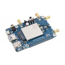 Raspberry Pi LTE Cat 6 Communication HAT, LTE-A Global Multi-band, GNSS Positioning, comes with EM060K-GL Module Raspberry Pi LTE Cat 6 Communication HAT, LTE-A Global Multi-band, GNSS Positioning, comes with EM060K-GL Module