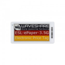 3.5inch Dot Matrix ESL Series E-Paper Display Module With Battery & ABS Case, 384x184 Pixels, Red/Yellow/Black/White Color 3.5inch Dot Matrix ESL Series E-Paper Display Module With Battery & ABS Case, 384x184 Pixels, Red/Yellow/Black/White Color