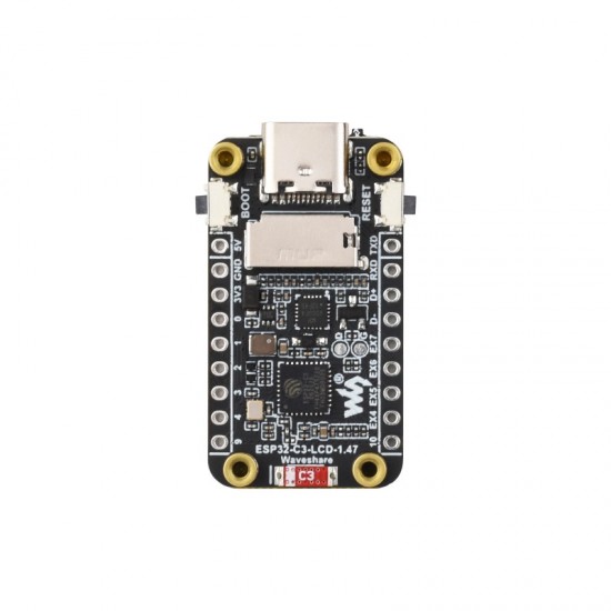 Waveshare ESP32-C3 1.47inch LCD Display Development Board, RISC-V 32-bit Single-core Processor, 172×320 Resolution, 262K Display Color, Supports 2.4GHz Wi-Fi And BLE 5 Unsolder Version