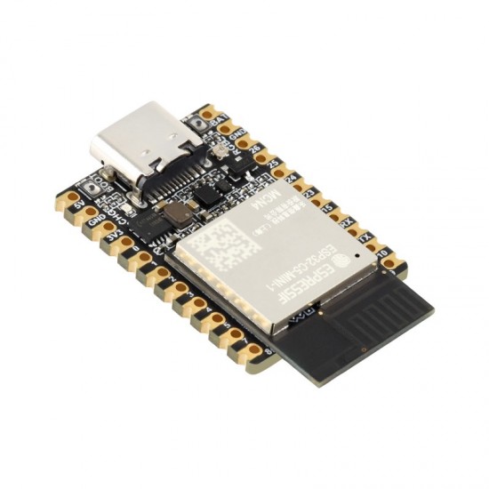 Waveshare ESP32-C5 Mini Dual-band Wi-Fi 6 Development Board, 240MHz Single-core Processor, Onboard ESP32-C5-MINI-1 Series Module - Onboard Antenna - Unsolder Version