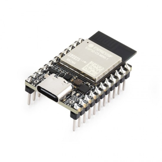 Waveshare ESP32-C5 Mini Dual-band Wi-Fi 6 Development Board, 240MHz Single-core Processor, Onboard ESP32-C5-MINI-1 Series Module - Onboard Antenna - Solder Version Waveshare ESP32-C5 Mini Dual-band Wi-Fi 6 Development Board, 240MHz Single-core Processor, Onboard ESP32-C5-MINI-1 Series Module - Onboard Antenna - Solder Version