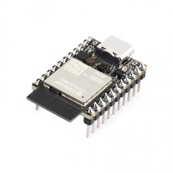 Waveshare ESP32-C5 Mini Dual-band Wi-Fi 6 Development Board, 240MHz Single-core Processor, Onboard ESP32-C5-MINI-1 Series Module - Onboard Antenna - Solder Version Waveshare ESP32-C5 Mini Dual-band Wi-Fi 6 Development Board, 240MHz Single-core Processor, Onboard ESP32-C5-MINI-1 Series Module - Onboard Antenna - Solder Version