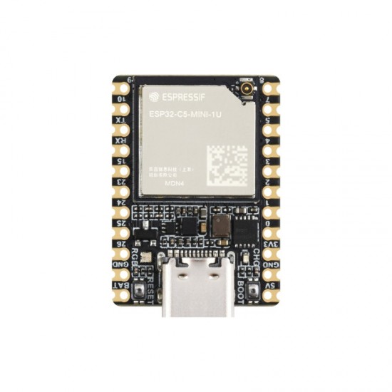 Waveshare ESP32-C5 Mini Dual-band Wi-Fi 6 Development Board, 240MHz Single-core Processor, Onboard ESP32-C5-MINI-1 Series Module - External FPC Antenna - Unsolder Version